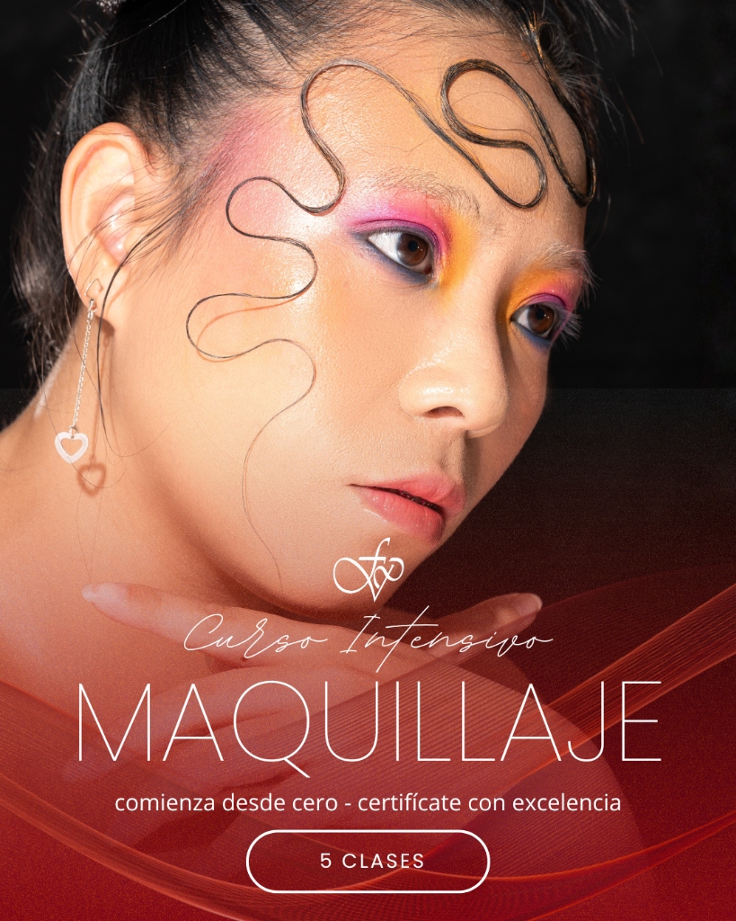 Flyer Portada Curso Intensivo Maquillaje 5 Clases