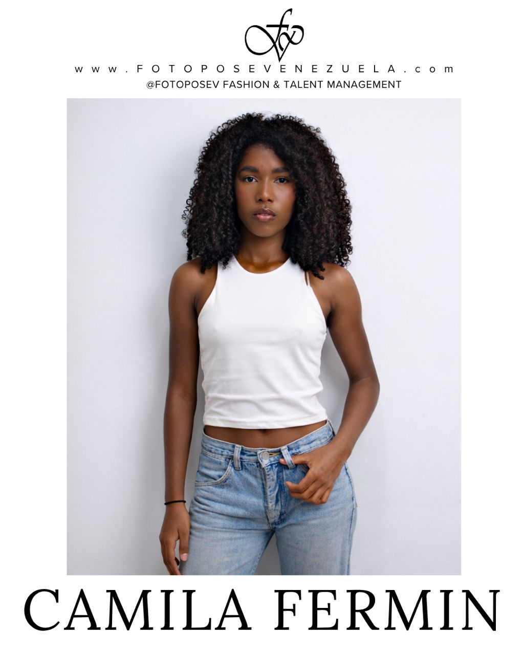 Camila Fermín atleta y modelo Foto Pose Venezuela
